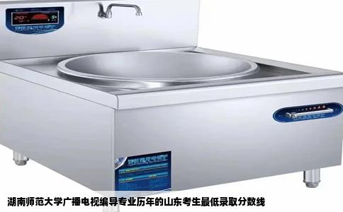 湖南师范大学广播电视编导专业历年的山东考生最低录取分数线