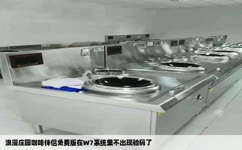 浪漫庄园咖啡伴侣免费版在W7系统里不出现验码了