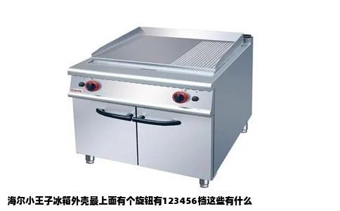 海尔小王子冰箱外壳最上面有个旋钮有123456档这些有什么