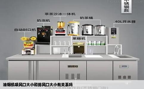 油烟机吸风口大小和排风口大小有关系吗