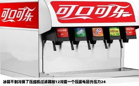冰箱不制冷换了压缩机过滤器加12冷媒一个压拔电回升压力24