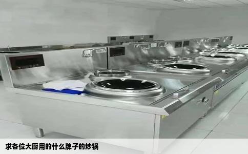 求各位大厨用的什么牌子的炒锅