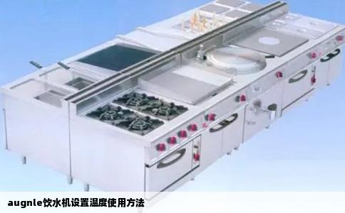 augnle饮水机设置温度使用方法