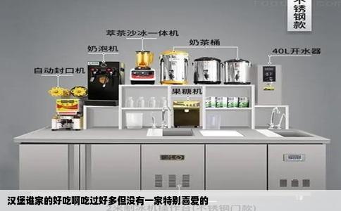 汉堡谁家的好吃啊吃过好多但没有一家特别喜爱的