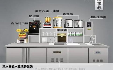 净水器的水能烧开喝吗