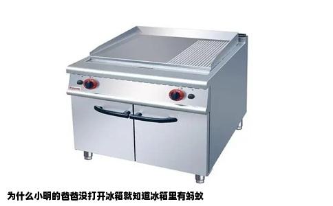 为什么小明的爸爸没打开冰箱就知道冰箱里有蚂蚁