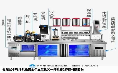 我想买个榨汁机还需要个豆浆机又一种机器2种都可以的吗