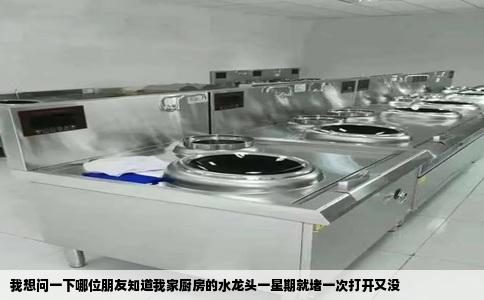 我想问一下哪位朋友知道我家厨房的水龙头一星期就堵一次打开又没