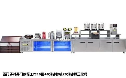 西门子对开门冰箱工作30到40分钟停机20分钟算正常吗