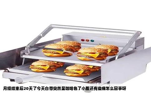 月经结束后20天了今天白带突然呈咖啡色了小腹还有些痛怎么回事呀